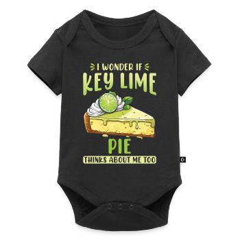 Key Lime Pie Bakery Dessert Baking Baker Pastry - Baby Premium short-sleeve bodysuit - black - Front
