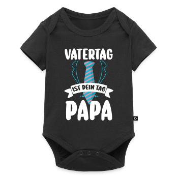 Papa Fête des pères Papa - Body à manches courtes Premium Bébé - noir - Devant