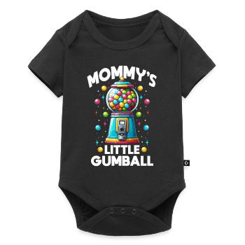 Chewing Gumball Machine Mommy's Little Gumball - Baby Premium short-sleeve bodysuit - black - Front