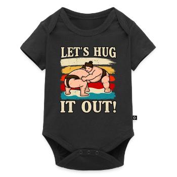 Embrassons-le Sumo - Body à manches courtes Premium Bébé - noir - Devant