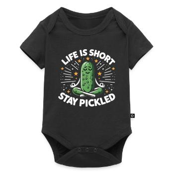 Pickle Lover Funny Pickle Dill Pickle Pickled - Baby Premium short-sleeve bodysuit - black - Front