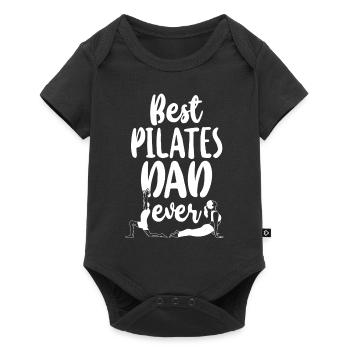 Instructeur de Pilates Professeur Papa - Body à manches courtes Premium Bébé - noir - Devant