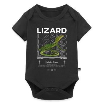 Moniteur d’arbre vert Streetwear gardien de lézard - Body à manches courtes Premium Bébé - noir - Devant