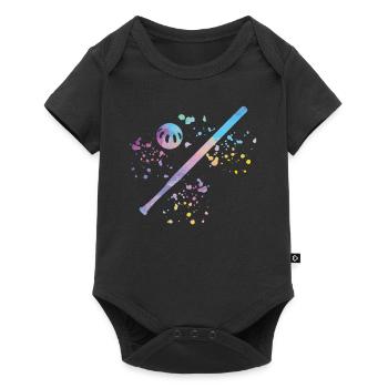 Équipe de pickleball du club Wiffleball - Body à manches courtes Premium Bébé - noir - Devant