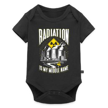 Nuclear Engineer Radiation Is My Middle Name - Baby Premium short-sleeve bodysuit - black - Front