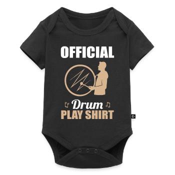 Official Drummer Outfit Game Shirt - Baby Premium short-sleeve bodysuit - black - Front