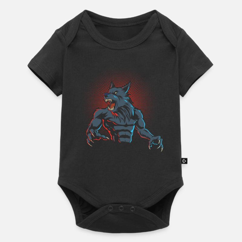 Werwolf - Baby Premium Kurzarmbody - Schwarz
