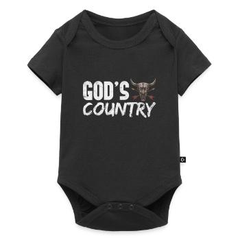 Pays - Body à manches courtes Premium Bébé - noir - Devant