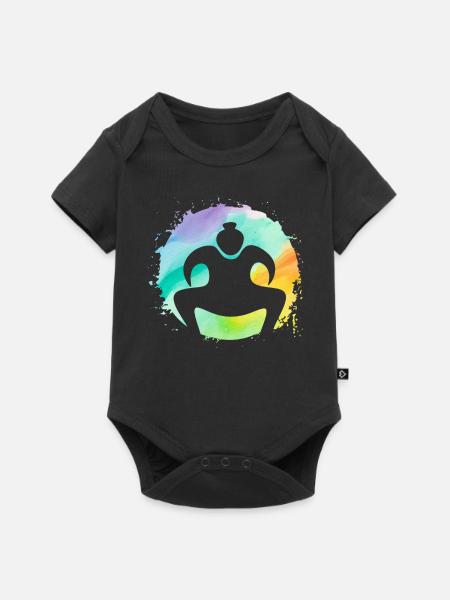 Sumo - Baby Premium Kurzarmbody - Schwarz