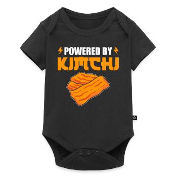 Powered By Kimchi Kimchi-Liebhaber - Baby Premium Kurzarmbody - Schwarz - Vorne