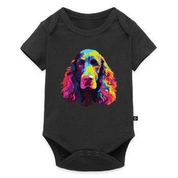 Watercolors Colorful Irish Water Water - Baby Premium short-sleeve bodysuit - black - Front