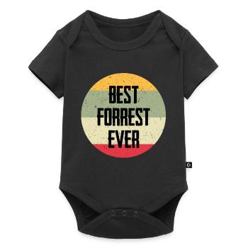 Le meilleur Forrest de tous les temps - Body à manches courtes Premium Bébé - noir - Devant