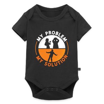 Tap Dancer My Problem My Solution Pictogram Dad - Baby Premium short-sleeve bodysuit - black - Front