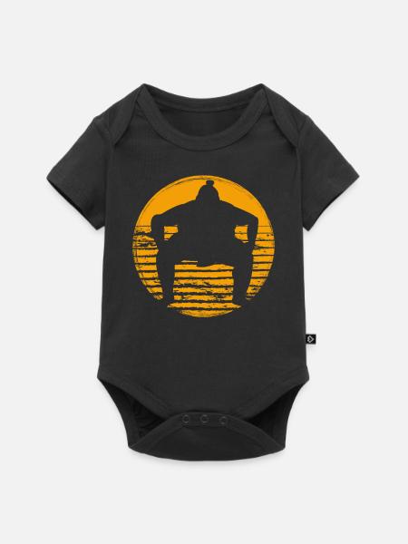 Sumo - Baby Premium Kurzarmbody - Schwarz