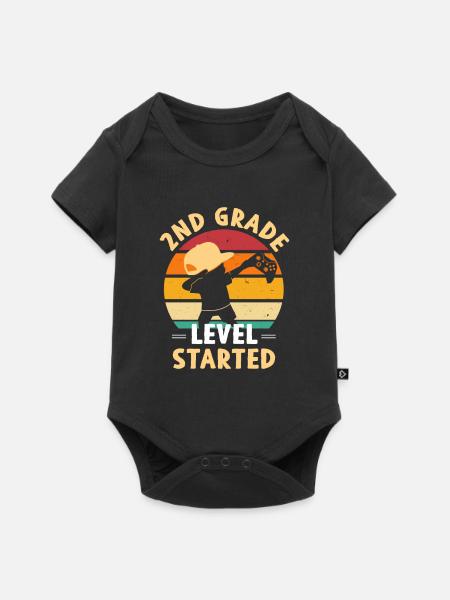 2.Klasse - Baby Premium Kurzarmbody - Schwarz