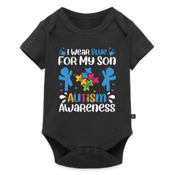 Autism - Baby Premium short-sleeve bodysuit - black - Front