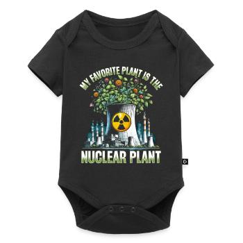 Nuclear Engineer My Favorite Plant Nuclear Plant - Baby Premium short-sleeve bodysuit - black - Front