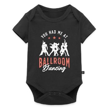 Danse de salon Tu m’as fait danser danseuse de salon - Body à manches courtes Premium Bébé - noir - Devant