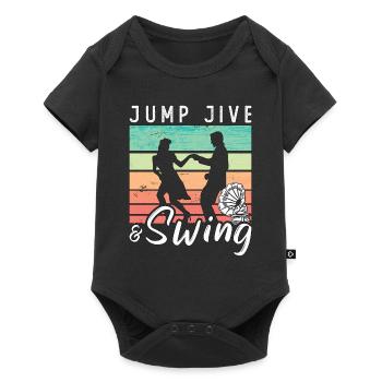 Swing Dance Jump Jive & Retro Dancing Swing Dancer - Baby Premium short-sleeve bodysuit - black - Front