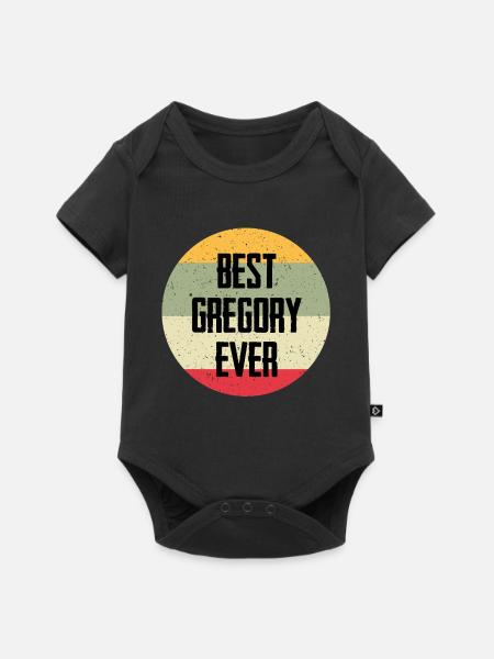 Best Gregory Ever - Baby Premium Kurzarmbody - Schwarz