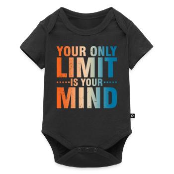 Your only limit is your mind - Baby Premium short-sleeve bodysuit - black - Front