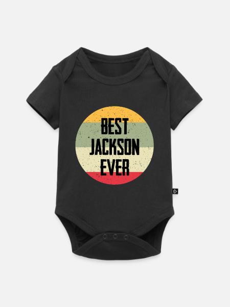 Best Jackson Ever - Baby Premium Kurzarmbody - Schwarz