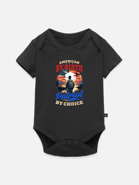 Vogelbeobachter Amerikanischer Vogelbeobachter - Baby Premium Kurzarmbody - Schwarz