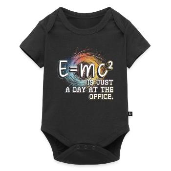 L’ingénieur nucléaire E=MC2 n’est qu’une journée au bureau - Body à manches courtes Premium Bébé - noir - Devant