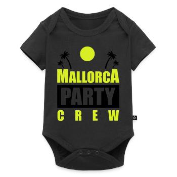 Mallorca Party Crew - Body à manches courtes Premium Bébé - noir - Devant