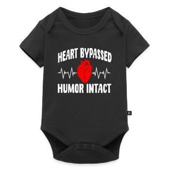 Heart Bypass Surgery Humor Intact - Baby Premium short-sleeve bodysuit - black - Front
