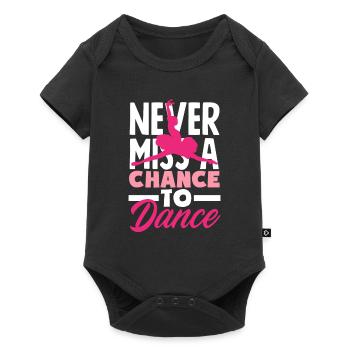Süßes Ballerina Ballettänzerin Geschenk - Baby Premium Kurzarmbody - Schwarz - Vorne