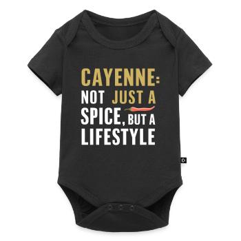 Amateurs de cuisine épicée, Chili Peppers Chef - Body à manches courtes Premium Bébé - noir - Devant
