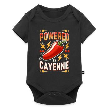 Amateur de cuisine épicée, chef des Chili Peppers - Body à manches courtes Premium Bébé - noir - Devant