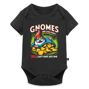 Garden Gnomes Gnome Lover Funny Gnome Gardening - Baby Premium short-sleeve bodysuit - black - Front