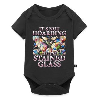 Stained Glass, Glass Artist, Glass Painter - Baby Premium short-sleeve bodysuit - black - Front
