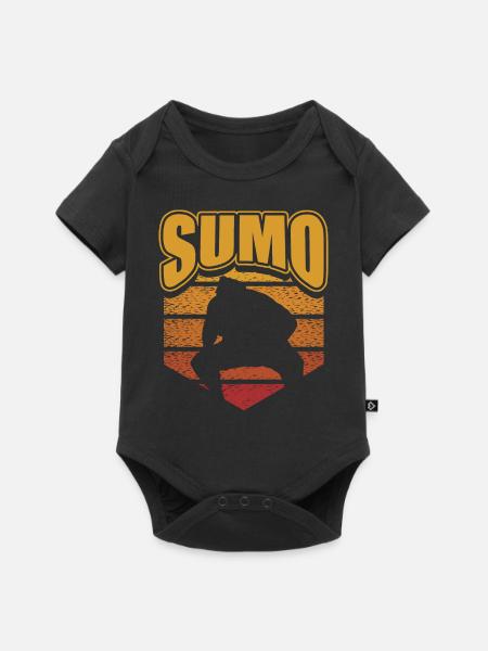 Sumo - Baby Premium Kurzarmbody - Schwarz