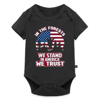 Usa Lumberjack Woodworker Forester Apparel - Baby Premium short-sleeve bodysuit - black - Front