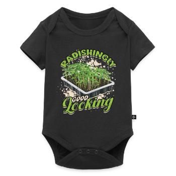 Micro-pousses Microgreens Radic-Beau - Body à manches courtes Premium Bébé - noir - Devant
