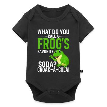 What Do You Call A Frog's Favorite Soda? Croak-A-C - Baby Premium short-sleeve bodysuit - black - Front