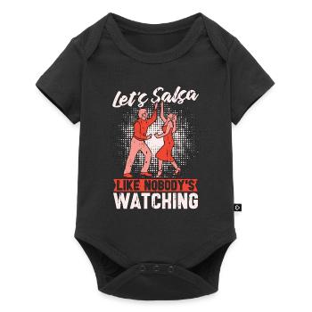 Salsa Dance Let's Salsa Like Dancing Salsa Dancer - Baby Premium short-sleeve bodysuit - black - Front