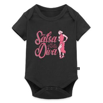 Salsa Danse Salsa Diva Mambo Danse Danse Sport - Body à manches courtes Premium Bébé - noir - Devant