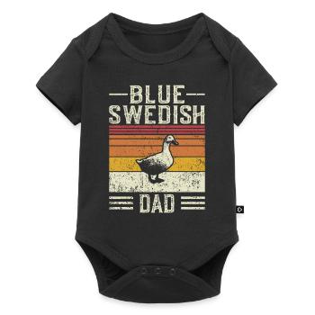 Entendad - Vintage Blue Swedish - Baby Premium short-sleeve bodysuit - black - Front