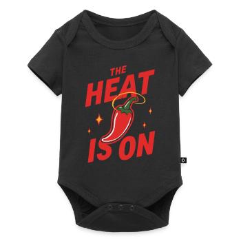 Amateurs de cuisine épicée, Chili Peppers Chef - Body à manches courtes Premium Bébé - noir - Devant
