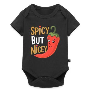 Amateurs de cuisine épicée, Chili Peppers Chef - Body à manches courtes Premium Bébé - noir - Devant