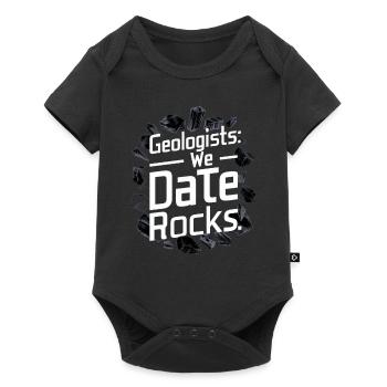 Geology Stone Hunt Agate Hunter Stone Collecting - Baby Premium short-sleeve bodysuit - black - Front