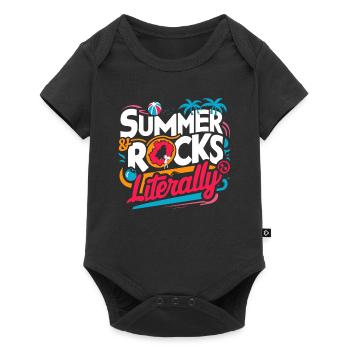 Geology Stone Hunt Agate Hunter Stone Collecting - Baby Premium short-sleeve bodysuit - black - Front