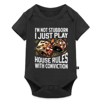 Craps Board Game Board Game Lover Outf - Baby Premium short-sleeve bodysuit - black - Front