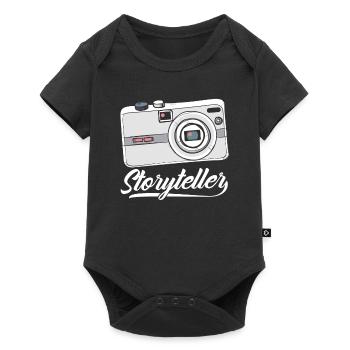 Photographer Photographer Stories Moments - Baby Premium short-sleeve bodysuit - black - Front