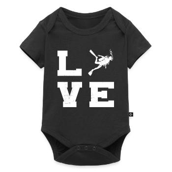 Plongée Femme Plongée Scuba Diver Diver - Body à manches courtes Premium Bébé - noir - Devant