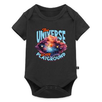 Astrophotography The Universe Is my Playground - Baby Premium short-sleeve bodysuit - black - Front